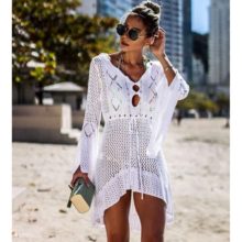 crochet beach kaftan